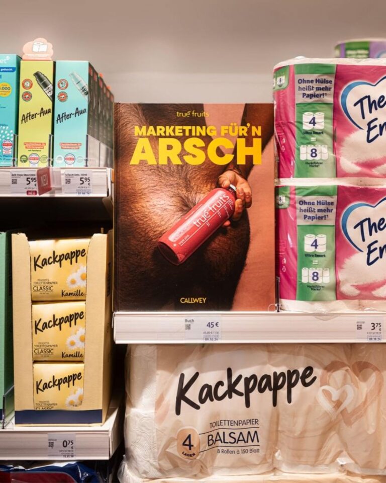 Jubiläumsbuch „Marketing für’n Arsch“ von true fruits